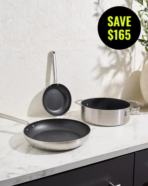 MAKO Genius 5-Ply Non-Stick Set (3-piece)