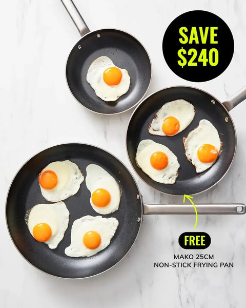 MAKO Genius 5-Ply Non-Stick Frying Pan Duo Offer