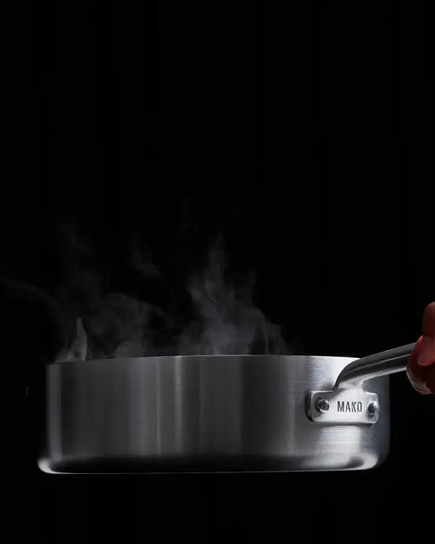 MAKO Genius 5-Ply 26cm Non-Stick Saute Pan With Lid