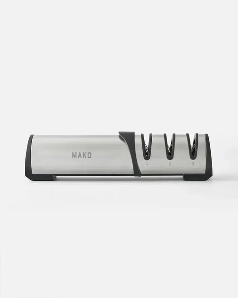 MAKO Japanese Steel Knife & Sharpener Set - Olive Green