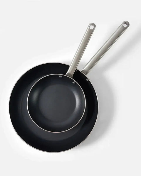 MAKO Genius 5-Ply 20cm & 30cm Non-Stick Frying Pan Duo