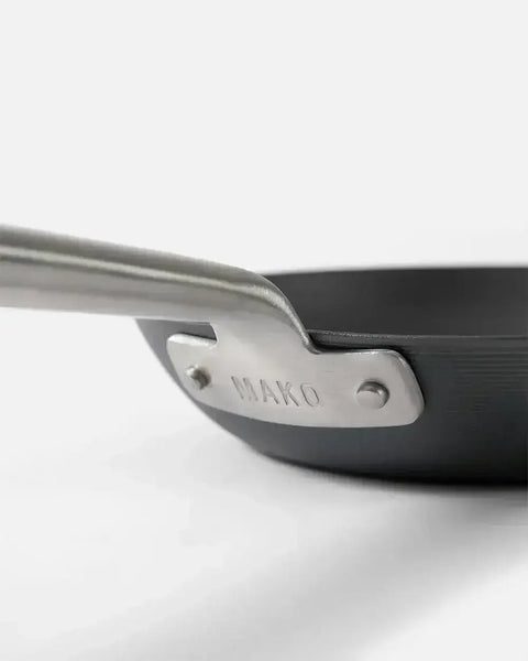 MAKO Black Steel 31cm Frying Pan (Free 20cm included)
