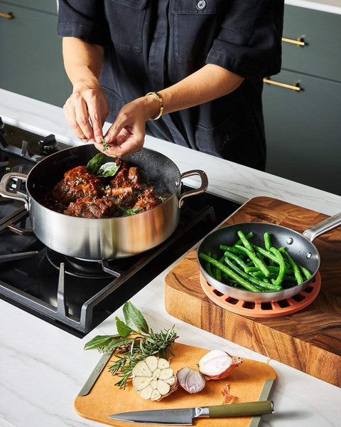 MAKO Genius 5-Ply 28cm Non-Stick Essential Pan With Lid