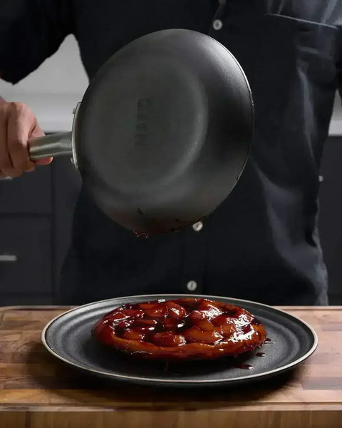 MAKO Black Steel 31cm Frying Pan (Free 20cm included)