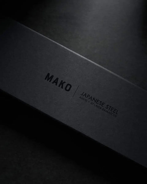 MAKO Japanese Steel Black 7″ Santoku Knife
