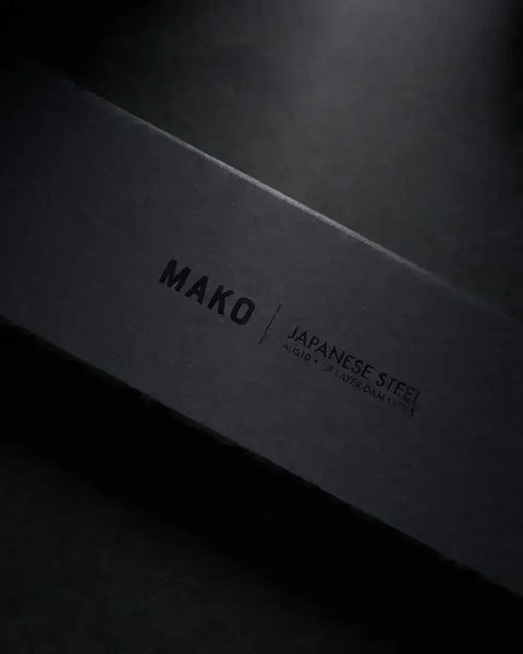 MAKO Japanese Steel Knife & Sharpener Set - Cream
